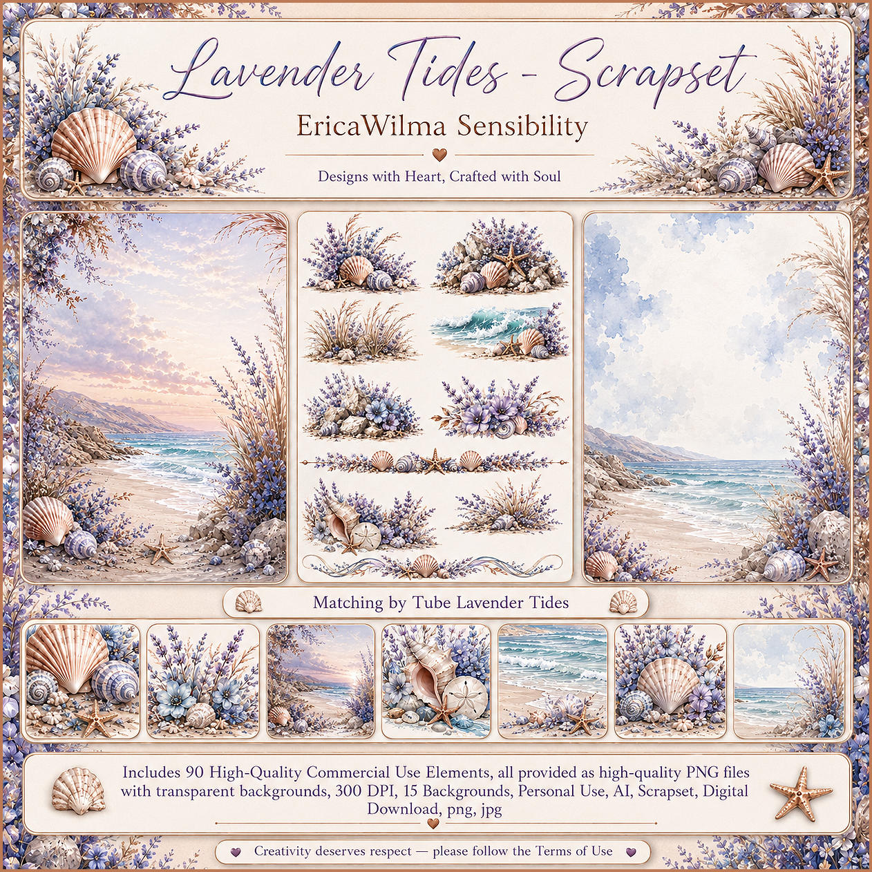 (image for) EW AI Lavender Tides - Scrapset 2026